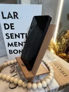 Suporte celular mesa madeirado - imagem 3